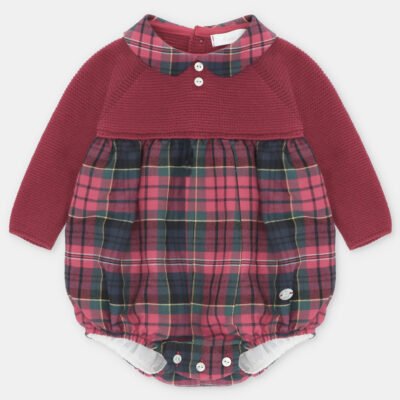 Pelele niño punto y tela Manchester – HERMANOS CONJUNTADOS