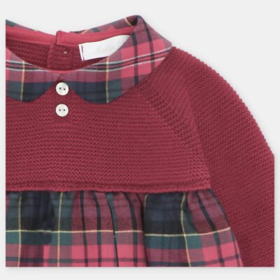 Pelele niño punto y tela Manchester – HERMANOS CONJUNTADOS