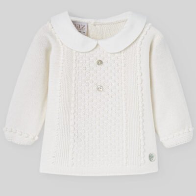Conjunto niña manga larga con puntilla – RECIÉN NACIDOS