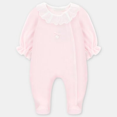 Pelele niña terciopelo largo Cotton Home – RECIÉN NACIDOS