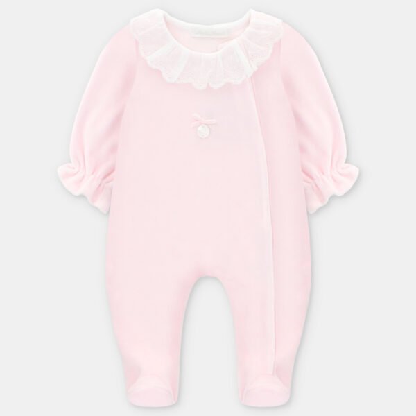 Pelele niña terciopelo largo Cotton Home – RECIÉN NACIDOS