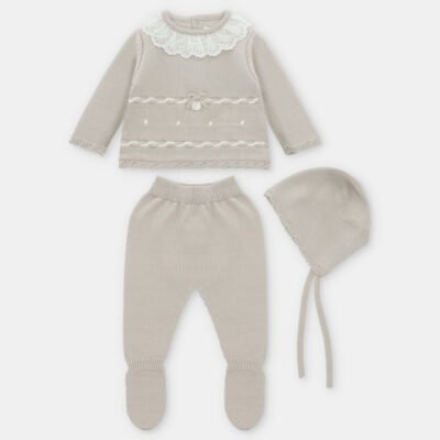 Conjunto niña punto Newport 3 piezas