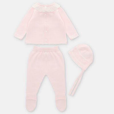 Conjunto niña punto 3 piezas Preston – RECIEN NACIDOS