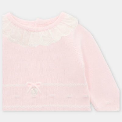 Conjunto niña punto 3 piezas Preston – RECIEN NACIDOS