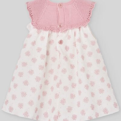 Vestido de punto y tela «Mimosa» – OTROS MODELOS