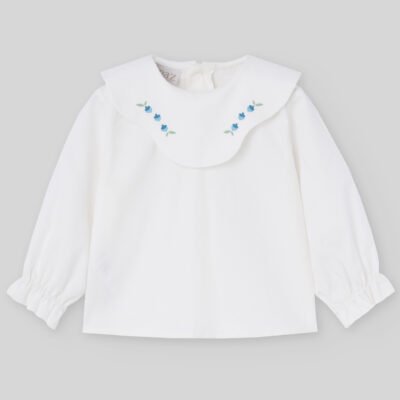 Blusa niña con bordado – Quinta – HERMANOS CONJUNTADOS