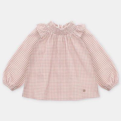 Blusa niña tela cuadros Cardiff – HERMANOS CONJUNTADOS