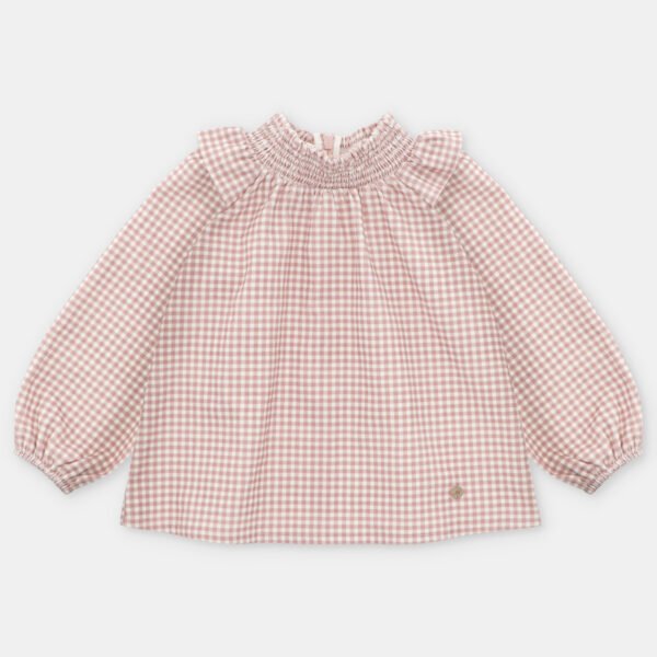 Blusa niña tela cuadros Cardiff – HERMANOS CONJUNTADOS