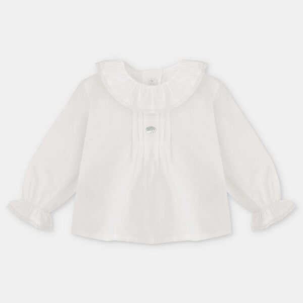 Blusa niña tela Cambridge – HERMANOS CONJUNTADOS