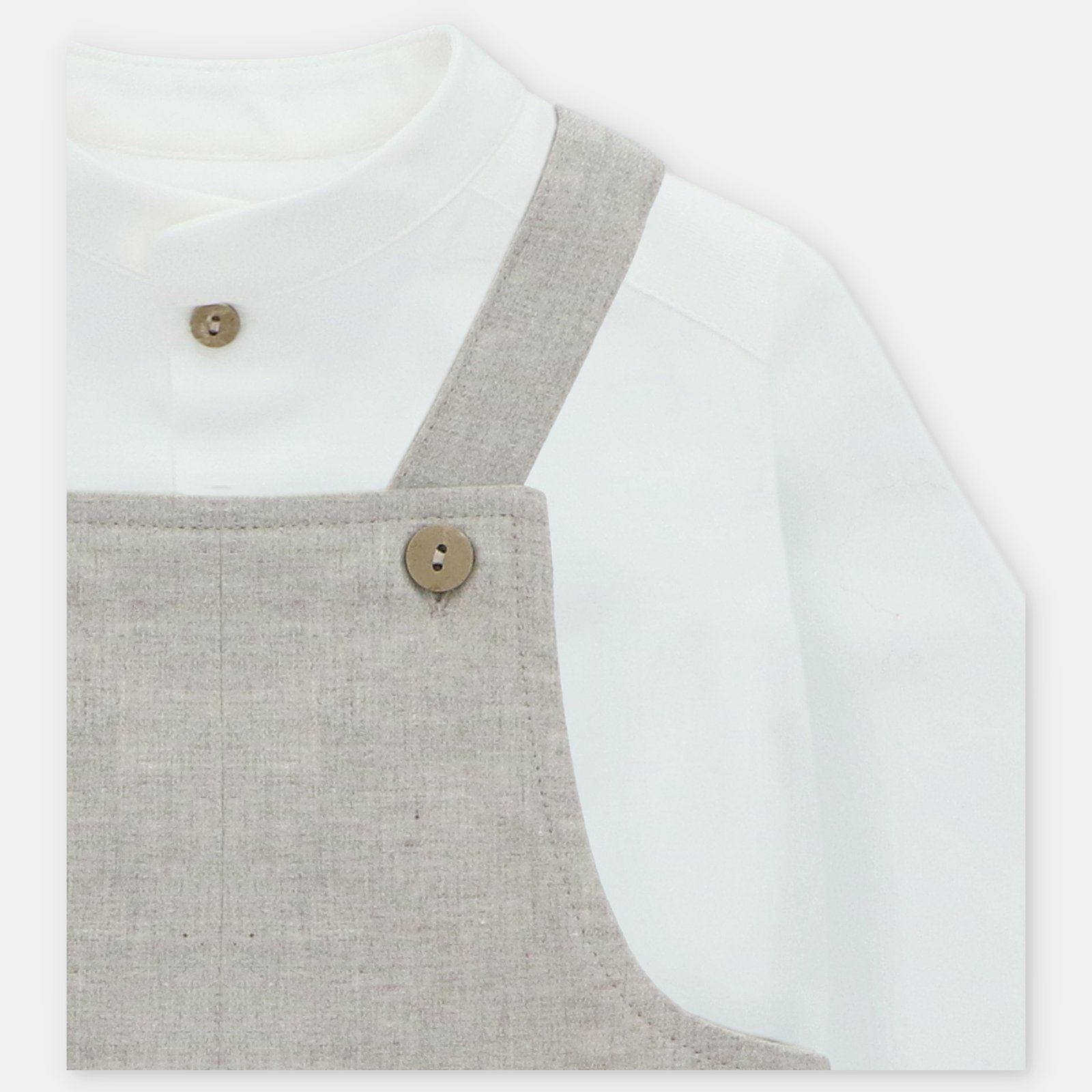 Conjunto niño tela Newport (camisa y pantalón cort – HERMANOS CONJUNTADOS