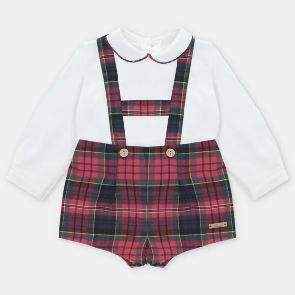 Conjunto niño cuadros Manchester (camisa y bombach – HERMANOS CONJUNTADOS