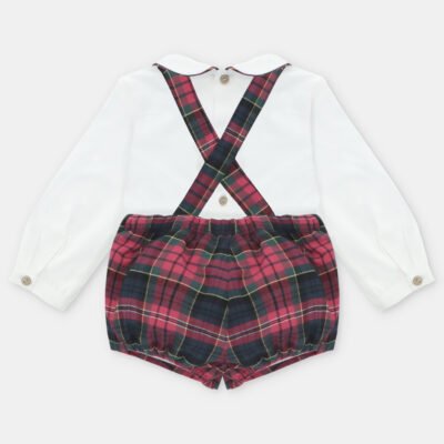 Conjunto niño cuadros Manchester (camisa y bombach – HERMANOS CONJUNTADOS