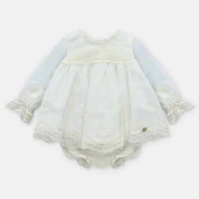 Conjunto niña tela Derby (vestido y braga tul) – MARCAS