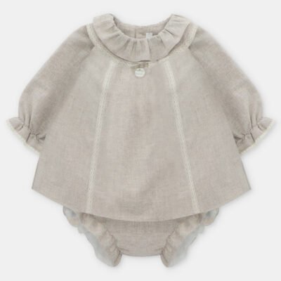 Conjunto niña tela Newport (vestido y braguita) – HERMANOS CONJUNTADOS