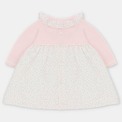 Vestido niña punto y tela Preston – HERMANOS CONJUNTADOS