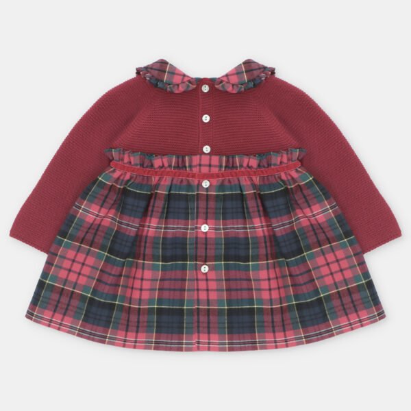 Vestido niña punto y tela Manchester – HERMANOS CONJUNTADOS