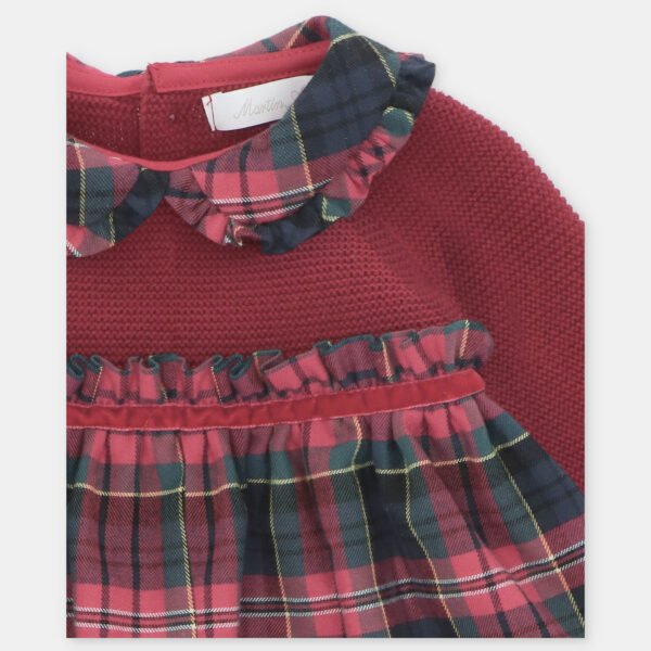 Vestido niña punto y tela Manchester – HERMANOS CONJUNTADOS