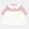 Vestido niña punto y tela Cardiff – RECIÉN NACIDOS