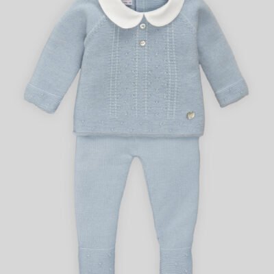 Conjunto niño manga larga cuello 3 piezas – Erizos – RECIÉN NACIDOS
