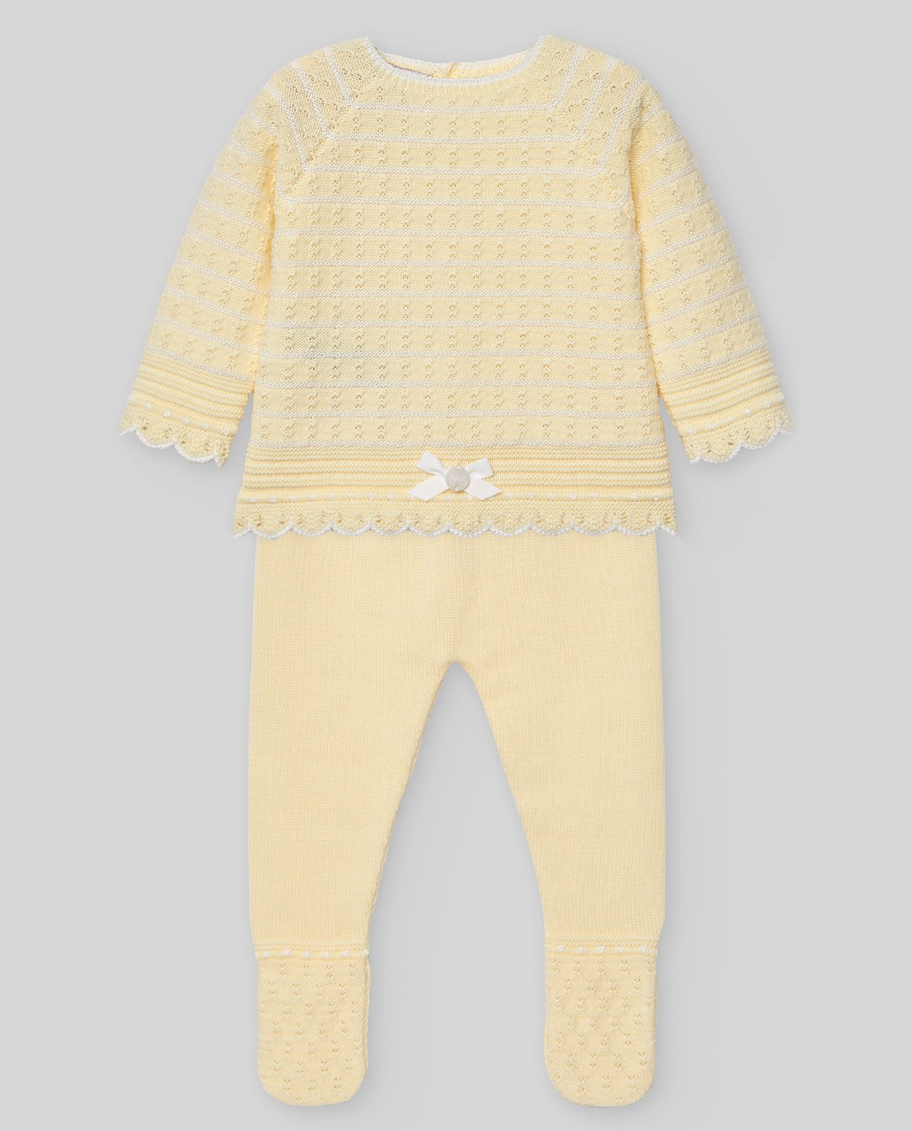 Conjunto Jubon + polaina «Albor» niña – HERMANOS CONJUNTADOS