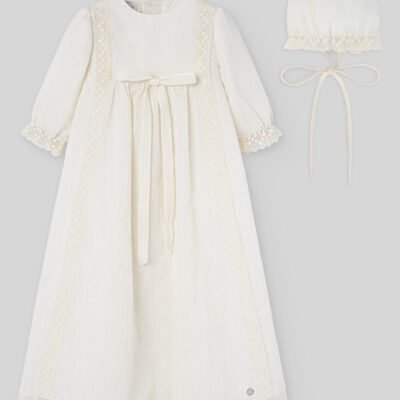 Faldón jacquard bebé con capota – RECIÉN NACIDOS