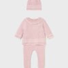 Conj. polaina y gorro tricot – RECIEN NACIDOS