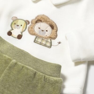 Conj. polaina tundosado cuello – RECIEN NACIDOS