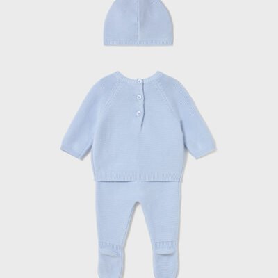Conj. polaina y gorro tricot – RECIEN NACIDOS
