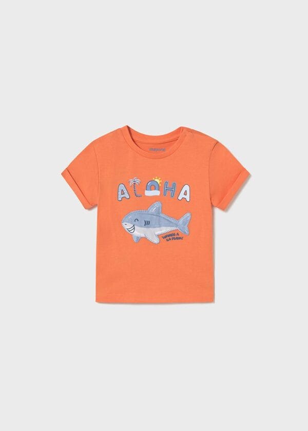 Camiseta m/c aplique – MARCAS