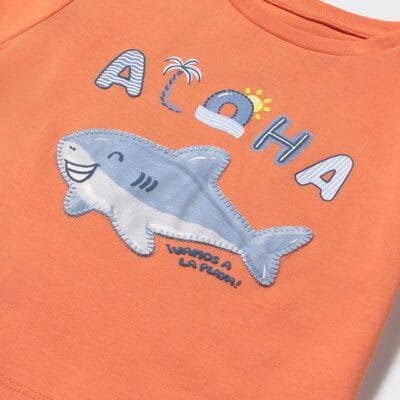 Camiseta m/c aplique – RECIEN NACIDOS