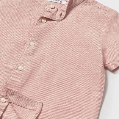 Camisa m/c cuello mao lino – CAMISAS