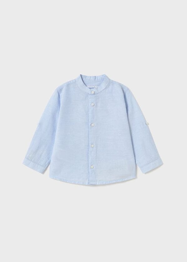 Camisa m/l lino cuello mao – CAMISAS