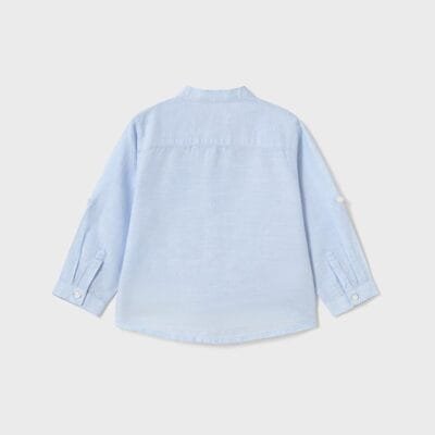 Camisa m/l lino cuello mao – CAMISAS