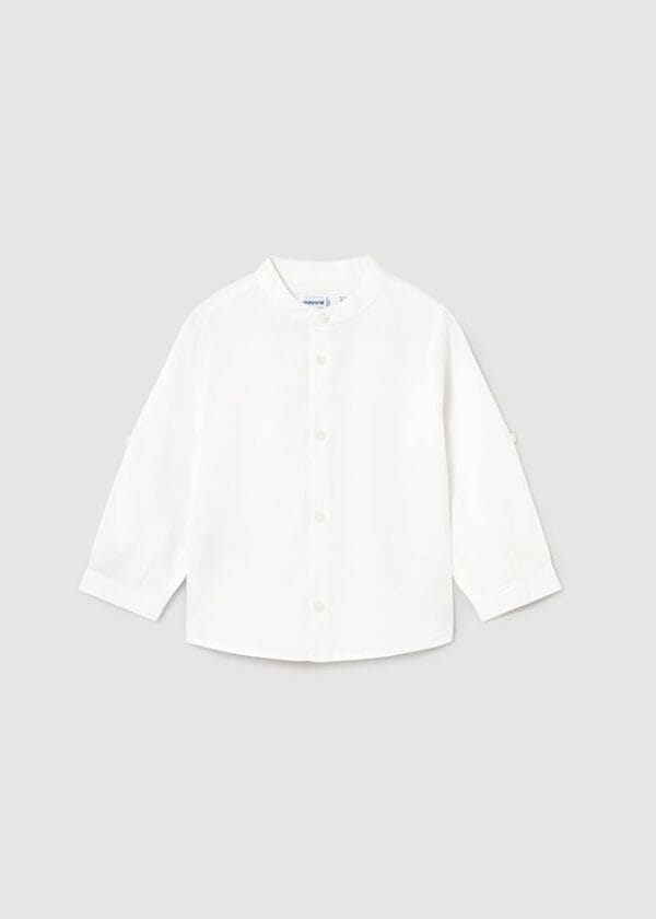 Camisa m/l lino cuello mao – CAMISAS