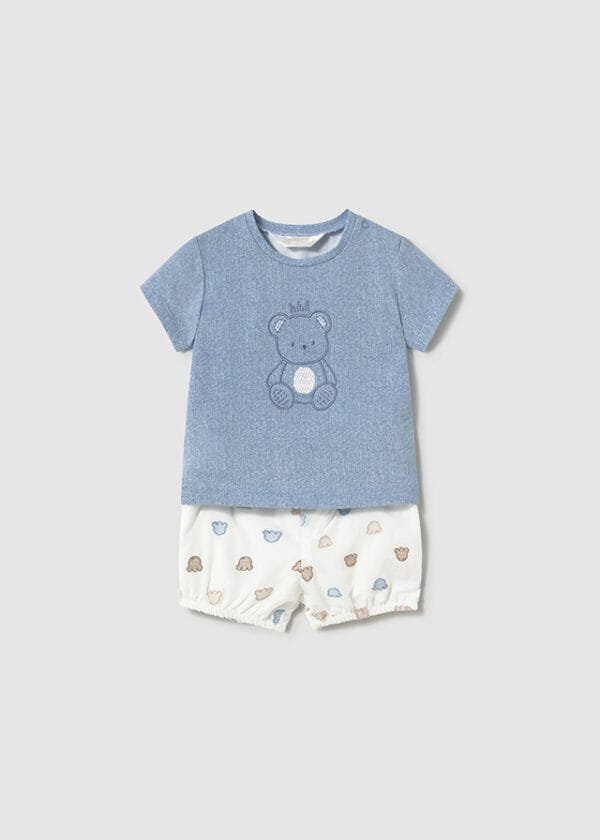 Conj. pantalon corto bombacho – RECIEN NACIDOS
