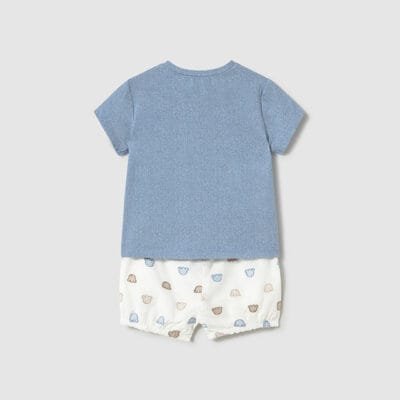 Conj. pantalon corto bombacho – RECIEN NACIDOS
