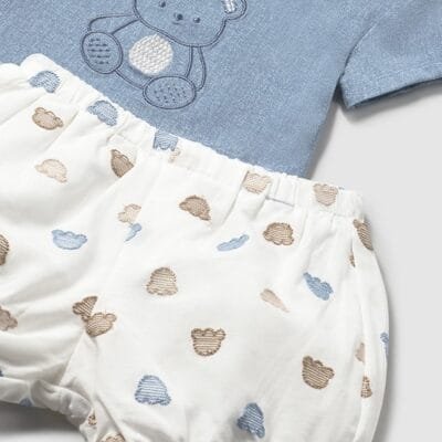 Conj. pantalon corto bombacho – RECIEN NACIDOS