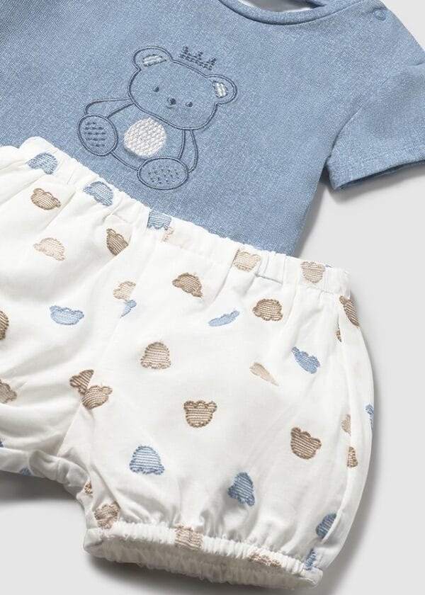 Conj. pantalon corto bombacho – RECIEN NACIDOS