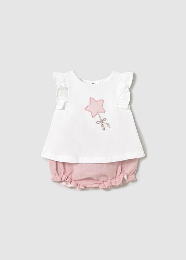 Conj. short tricot – RECIEN NACIDOS