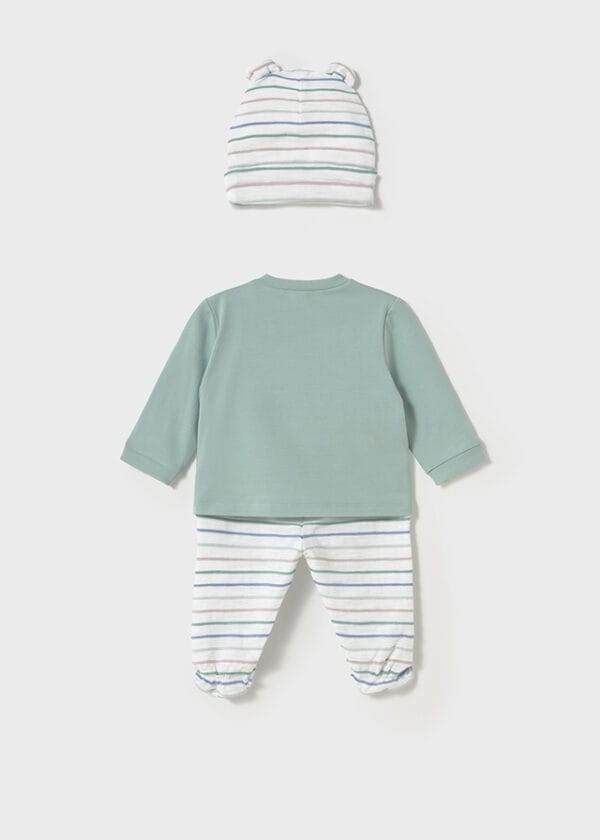 Conjunto polaina y gorro – RECIEN NACIDOS
