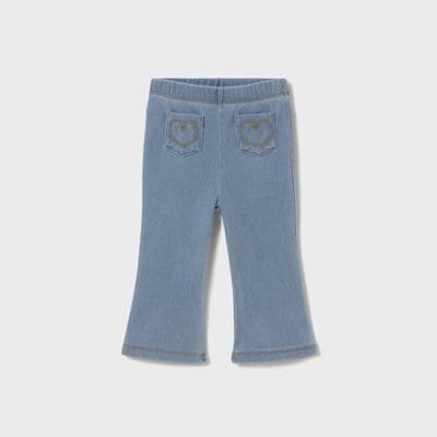 Leggings flared knitted denim – MARCAS