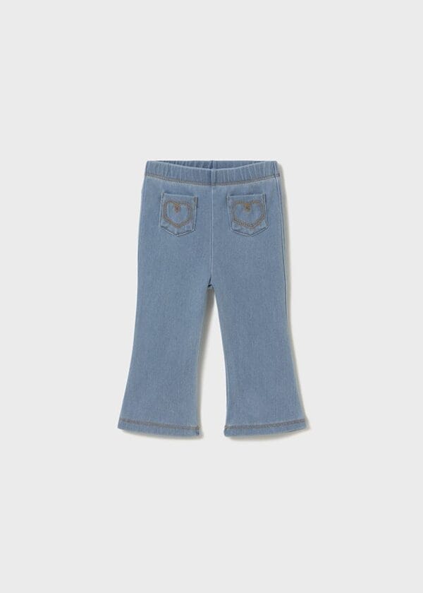 Leggings flared knitted denim – MARCAS