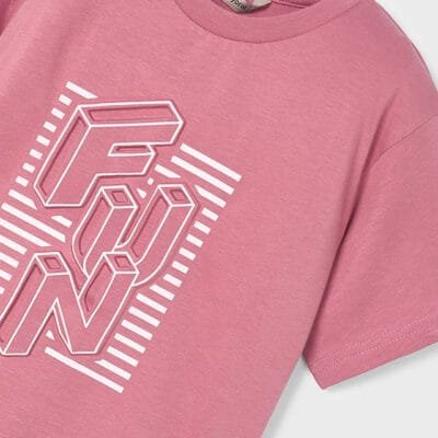 Camiseta m/c embossed 