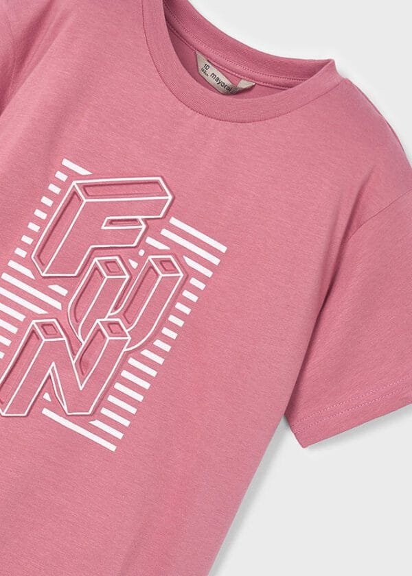 Camiseta m/c embossed "fun" – MARCAS