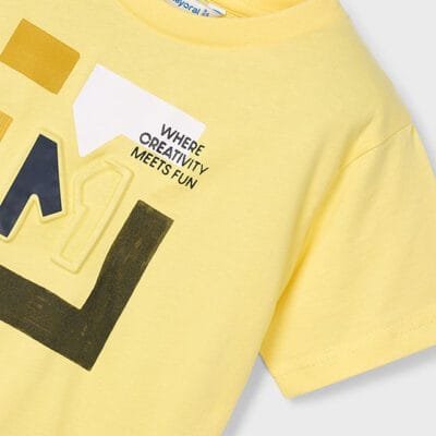 Camiseta m/c embossed 