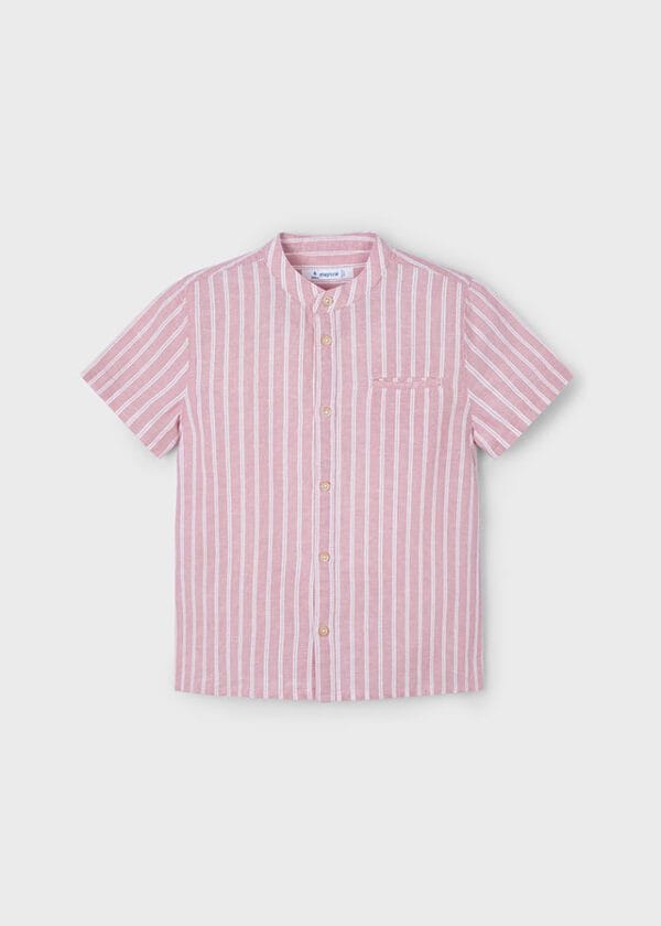 Camisa m/c cuello mao lino – CAMISAS