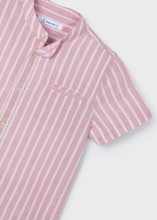 Camisa m/c cuello mao lino – CAMISAS