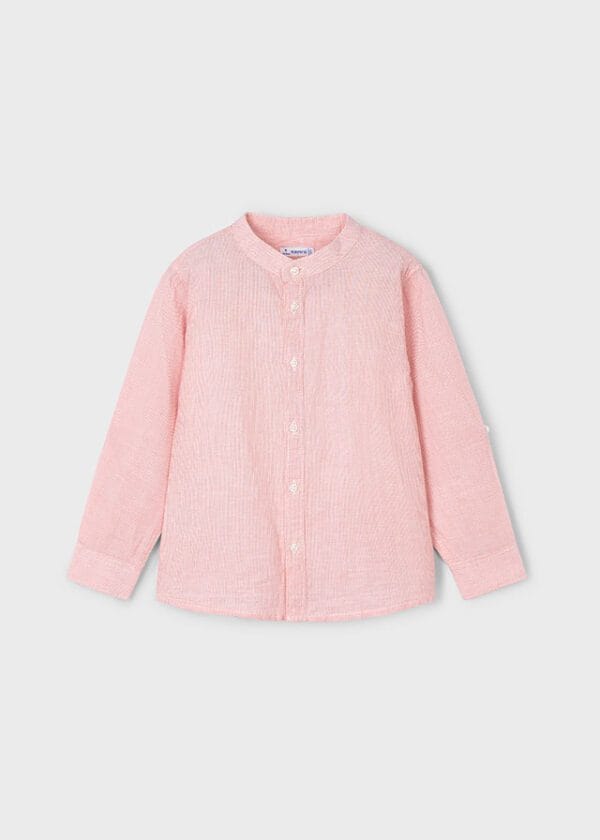 Camisa m/l cuello mao lino – CAMISAS
