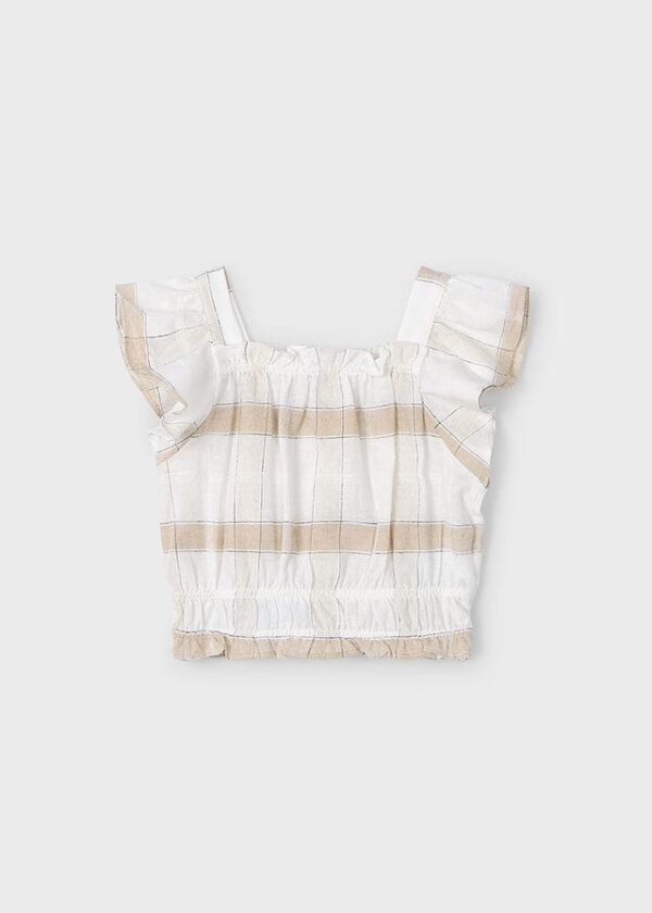 Bluson cuadros lino – MARCAS