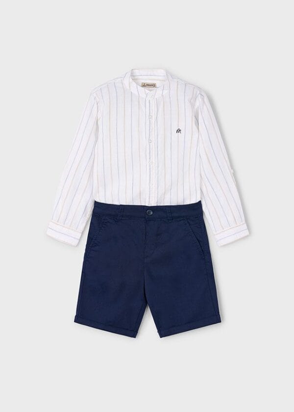 Conj. bermuda camisa m/l c/mao – MARCAS